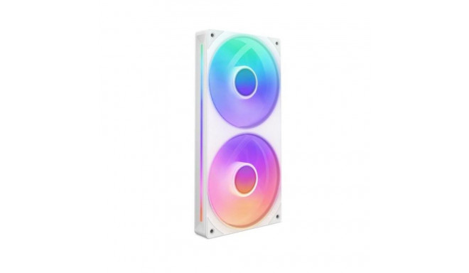 NZXT F240 RGB CORE ventilaator, 2 * 120 mm, valge