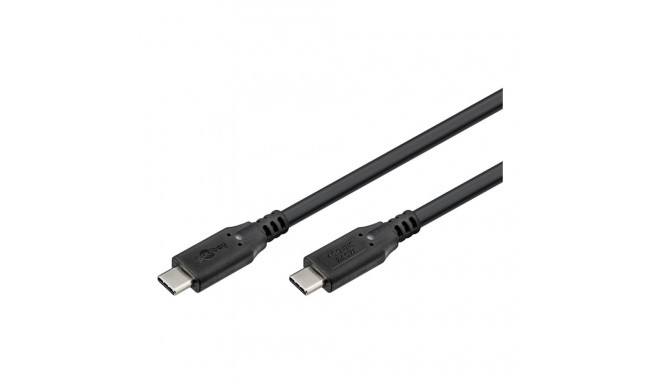 Goobay USB-C™ Cable, USB4™, 240 W, 40 Gbit/s, Power Delivery, 0.5 m, Black | Goobay