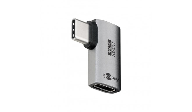 Goobay 74441 USB-C™ Adapter Horizontal 90°, USB4™ | Goobay