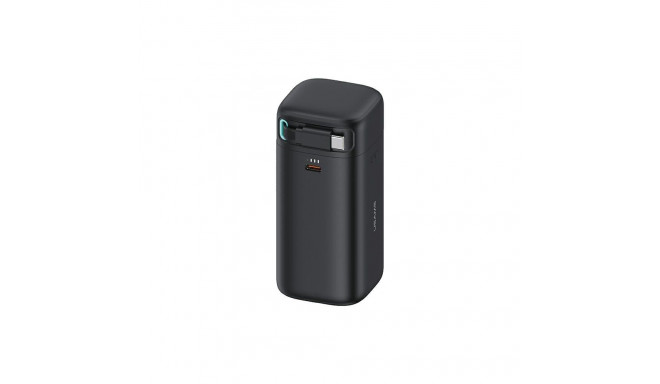 USAMS Powerbank sisseehitatud tagasitõmmatava kaabliga USB-C, 18000 mAh PD45W kiirlaadimine XMF seer