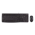 juhtmega klaviatuur ja hiir Logitech MK120, US 920-002562