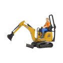 TOY MICRO ekskavaator tööline BRUDER JCB