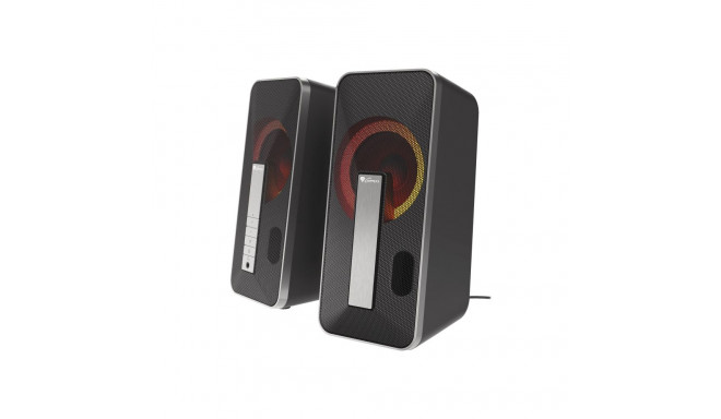 Genesis arvutikõlarid Helium 100BT RGB Bluetooth, hõbedane/must