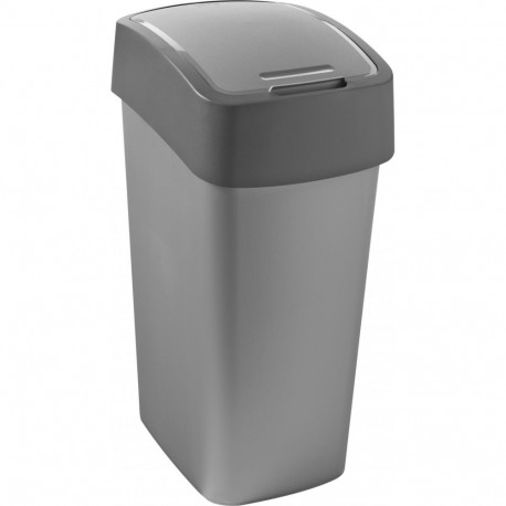 Curver prügikast Flip Bin 45L 3253922172035, hõbedane/hall