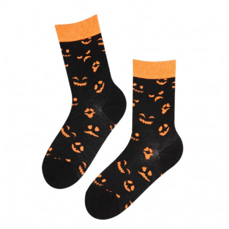 SOKISAHTEL SCARYFACE kõrvitsanägudega Halloweeni sokid 444