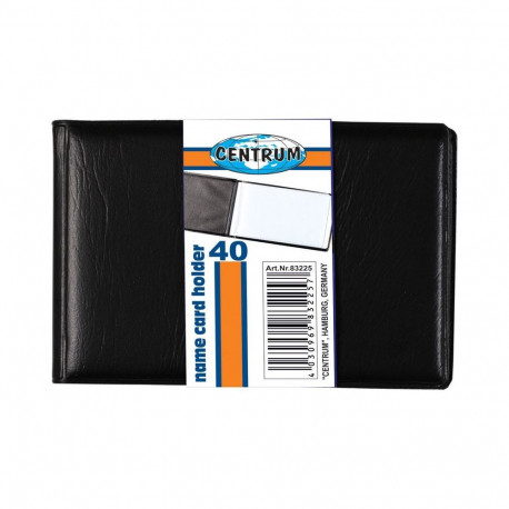 Visiitkaardihoidja 40-le kaardile must