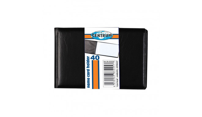 Visiitkaardihoidja 40-le kaardile must