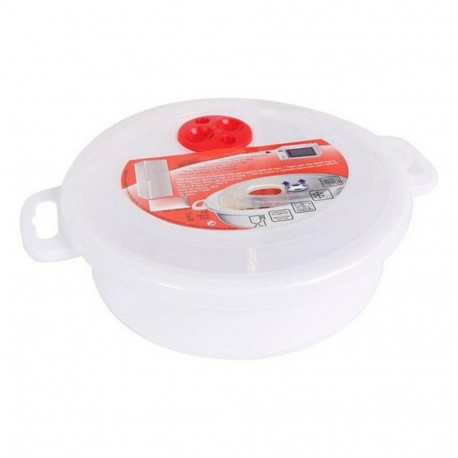 Lunch Box with Lid for Microwaves - 1,5 L - ø 19 x 7 cm