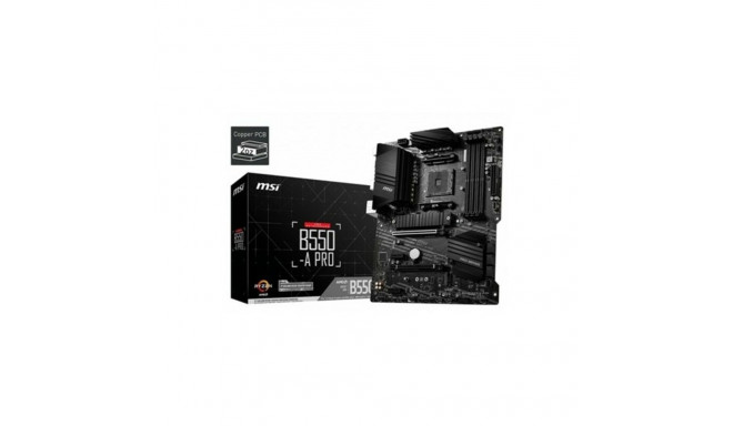 Emaplaat MSI B550-A Pro ATX AM4 AMD AM4 AMD AMD B550