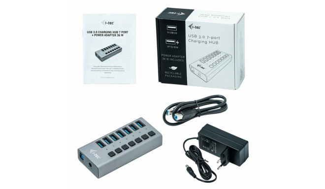 USB Hub i-Tec U3CHARGEHUB7