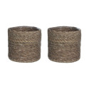 Basket Mica Decorations Atlantic Brown wicker (16 x 16 cm) 16 x 16 Basket Mica Decorations Atlantic Brown wicker (16 x 16 cm) 16 x 16