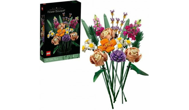 Playset Lego Flower Bouquet Täiskasvanutele 756 Tükid, osad