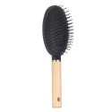 Brush Brown Black Wood Silicone Plastic (12 Units) Brush Brown Black Wood Silicone Plastic (12 Units)