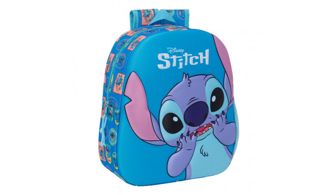 Kooliseljakott Stitch Sinine 27 x 33 x 10 cm