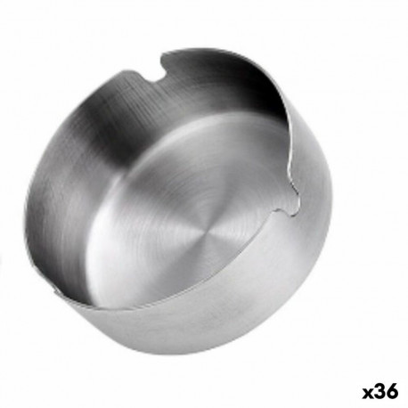 Ashtray Confortime Steel 10 cm (36 Units)