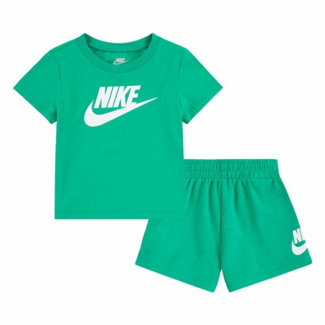 Sports Outfit for Baby Nike Nike Club Green Multicolour Aquamarine - 24 Months