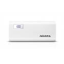 ADATA P12500D Power Bank, 12500mAh, white