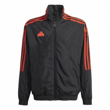 Dressipluus ilma kapuutsita Adidas Tiro Woven Tracktop Must - 13-14 aastat