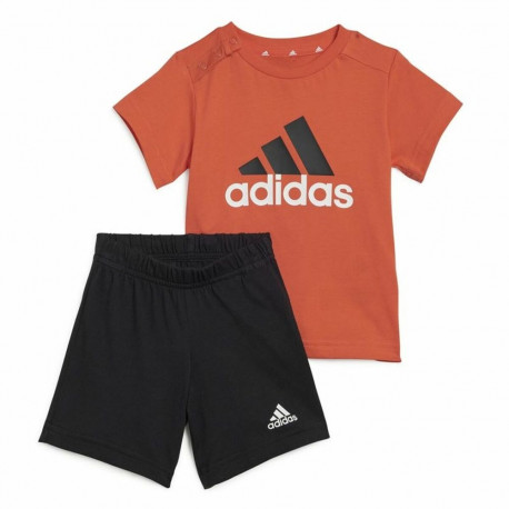 Sports Outfit for Baby Adidas I Bl Co Set Black Red - 0-3 Months