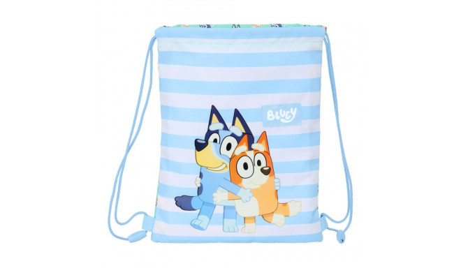 Backpack with Strings Bluey Sisters Green 26 x 34 x 1 cm
