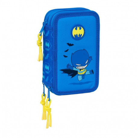 Kolmepoolne pinal Batman Sinine 12,5 x 19,5 x 5,5 cm 37 Tükid, osad
