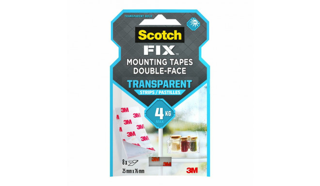 Kahepoolne Kleeplint Scotch Läbipaistev