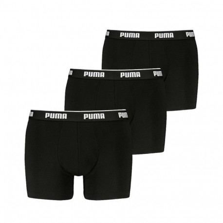 Men's Boxer Shorts Puma 701234187 001 Black 3 Units - S