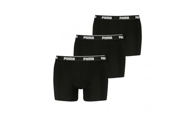 Men's Boxer Shorts Puma 701234187 001 Black 3 Units - M