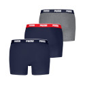 Men's Boxer Shorts Puma 701234187 005 Grey 3 Units - L