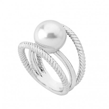 Naiste Sõrmus Majorica 14338.01.2.913.010.1 Hõbedane