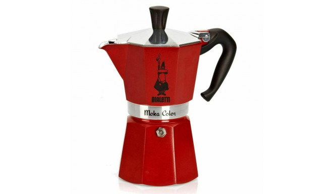 Italian Coffee Pot Bialetti 0004943/NP Red 6 Cups