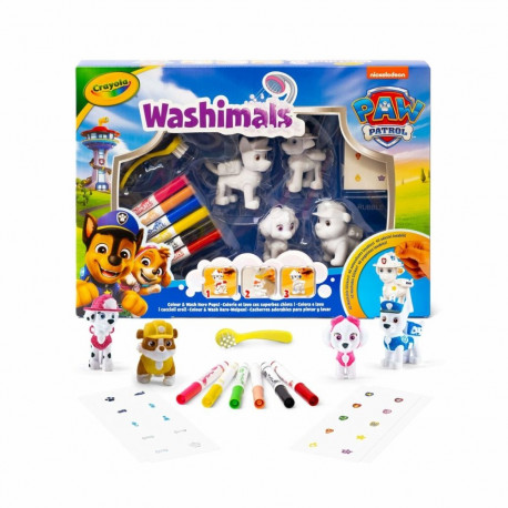 Pliiatsid Crayola Washimals 50 Tükid, osad