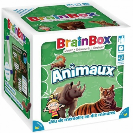 Hariv mäng kolm ühes Asmodee BrainBox - Animales