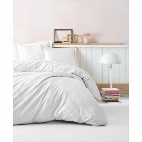 Duvet cover set White 220 x 240 cm