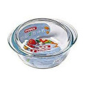 Casserole with lid Pyrex 1,4 L White Transparent