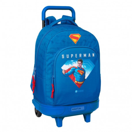 Kooliseljakott Superman Sinine 33 x 45 x 22 cm