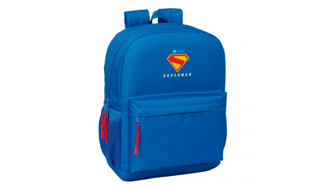 School Bag Superman Blue