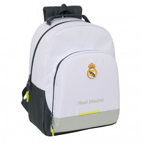 Kooliseljakott Real Madrid C.F. Valge 32 x 42 x 15 cm