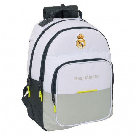School Bag Real Madrid C.F. White 32 x 42 x 15 cm