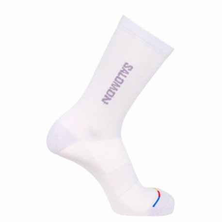 Sports Socks Salomon 365 Crew Cosmic Sky White Trail - 42-44