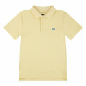 Children’s Short Sleeve Polo Shirt Levi's Lvb Back Neck Tape Yellow - 16 Years