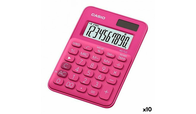 Calculator Casio Red (10 Units)