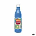 Tempera Jovi Cyan 500 ml (12 Units)