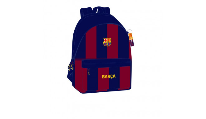School Bag F.C. Barcelona Blue Maroon 31 x 44 x 18 cm