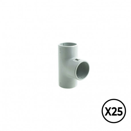 Hülss Tupersa T-kujuline Ø 25 mm (25 Ühikut)