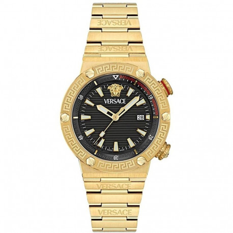 Meeste Kell Versace GRECA LOGO  3H (Ø 43 mm)