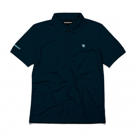Men’s Short Sleeve Polo Shirt Bobroff Navy - XL