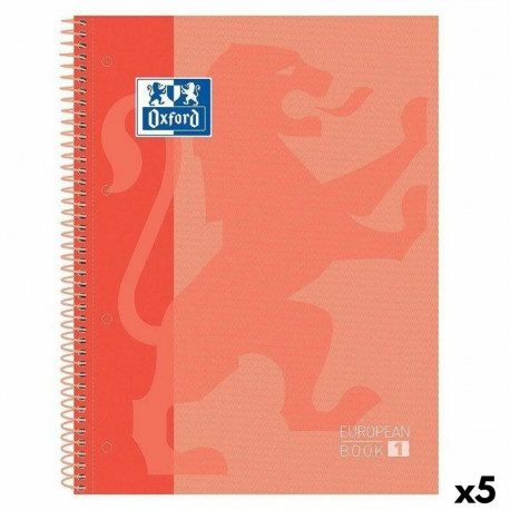 Sõrmuste Raamat Oxford CLASSIC EUROPEANBOOK Virsik A4 80 Lehed (5 Ühikut)