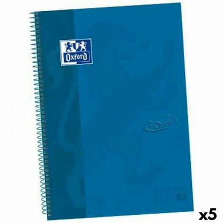 Book of Rings Oxford TOUCH EUROPEANBOOK Blue A4+ 80 Sheets (5 Units)