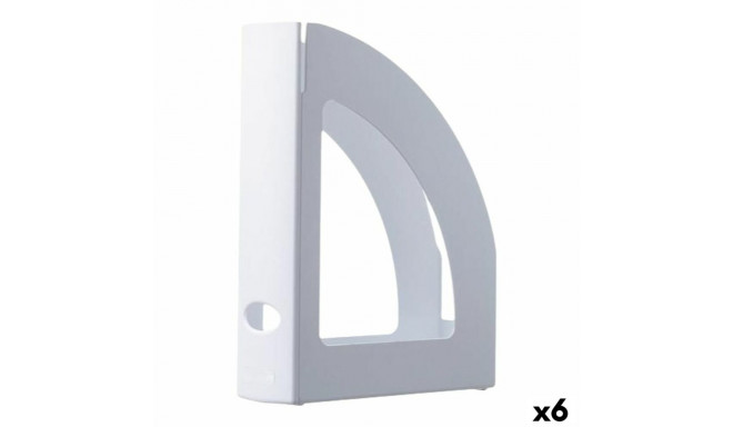 Ajakirjaalus Archivo 2000 Ecogreen Valge A4 polüstüreen 25 x 8 x 32 cm (6 Ühikut)